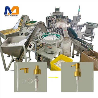 Lotion pump assembly machine